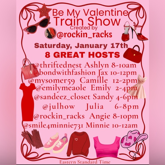 Other - VALENTINE’S DAY ❤️ TRAIN 🚂 SHOW HOP ON!!